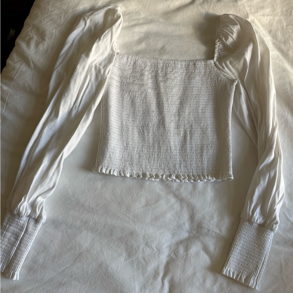 Puffer Sleeve Top